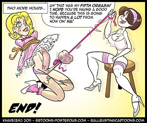el manga Lacy sissys El castigo 1, femdom , crossdressing 
