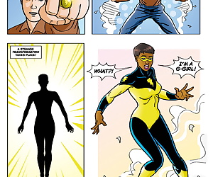  manga Kazam, gender bending  superheroes