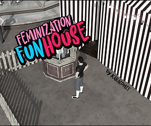 manga karacomet Feminisierung funhouse, transformation , 3d 