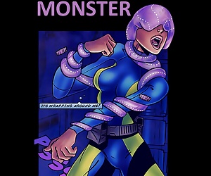  manga The Space Asphyx Monster, monster , big boobs 