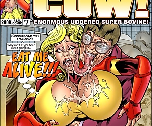 el manga superheroína Central poderoso Vaca, blowjob  anal