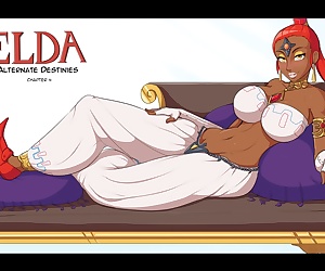  manga Afrobull- Gerudo Zelda Alternate.., blowjob , big boobs 