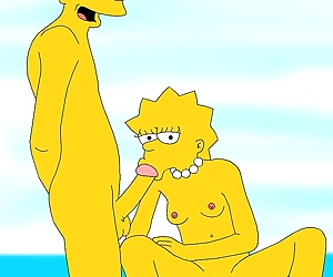  manga The Simpsons- evilweazel, blowjob , incest 