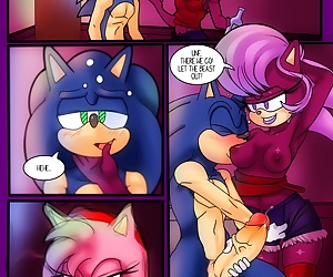  manga Sonic The Hedgehog- Drunk Siblings, blowjob , incest 
