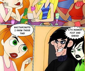  manga Kim Possible – In the Rest Room, group  cartoon