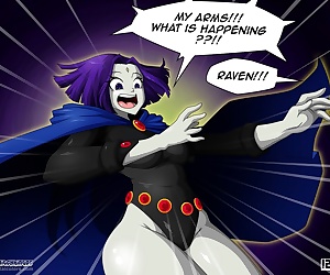  manga Teen Titans 1 - The Magic Crystal, rape , futanari  superheroes