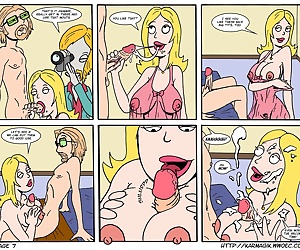 أمي الجنس كاريكاتير