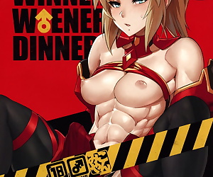 english manga WINNER WINNER W♂ENER DINNER, mordred pendragon , english , full color 