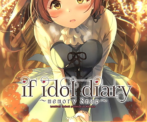  manga if idol diary ~memory snap~, kotori minami , idol , full color  manga